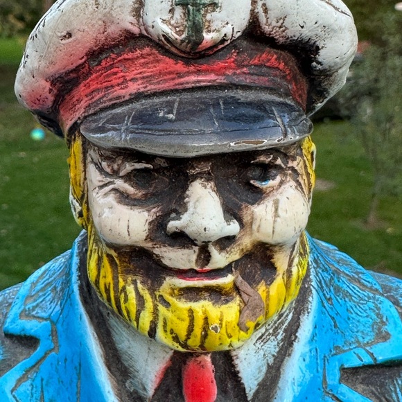 Vintage Syroco Faux Wood 1940’s Rare Sea Captain XL 13” - Picture 6 of 10